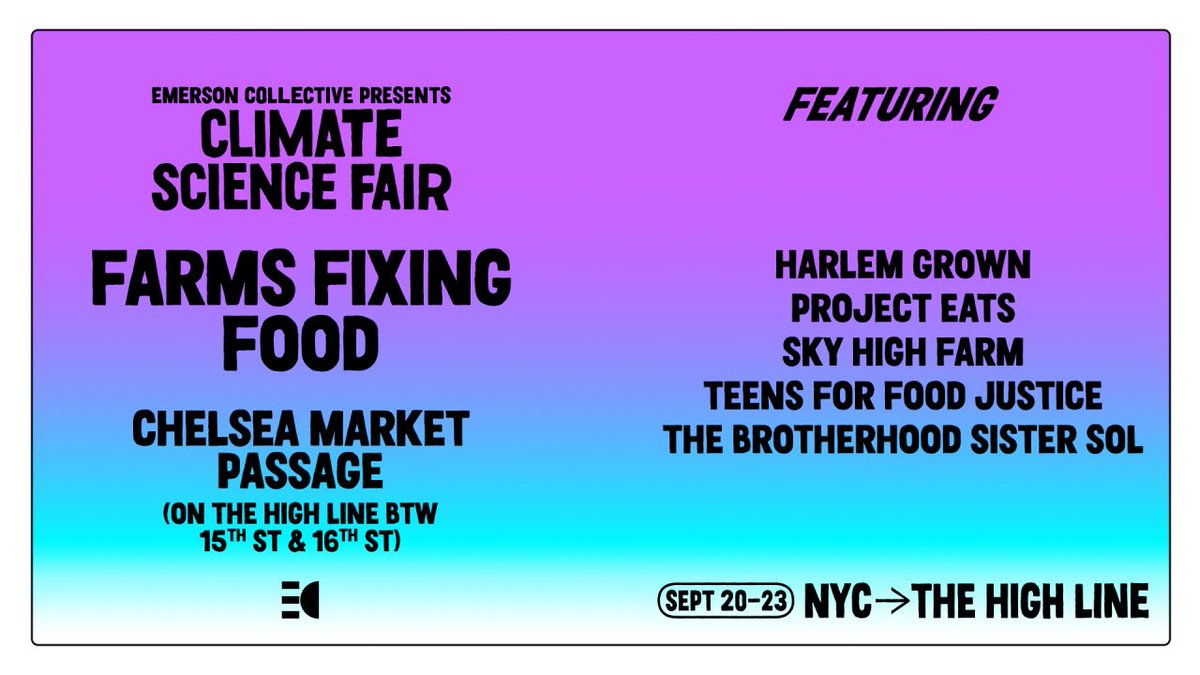 BroSis512's tweet image. We're excited to join @EmCollective for their #ClimateScienceFair through Saturday, 9/23 at @highlinenyc! Check out our "HotBox Composting" demo &amp;amp; don't miss our youth-led talk on 'Climate on the Ballot' Sat at 2 PM. Learn more: bit.ly/48qB9Ns #BroSis #ClimateWeekNYC