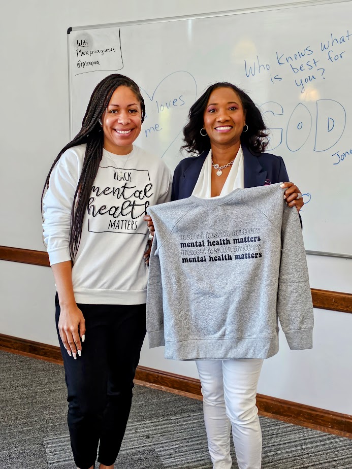 Thank you, Carly Mitchell, Founder of #cultivatinglovellc, for joining yesterday's small Business Tour stop! cultivatinglovekc.com I appreciate your work to promote positive views of mental health through mental wellness training and apparel. #nationalsuicidepreventionmonth