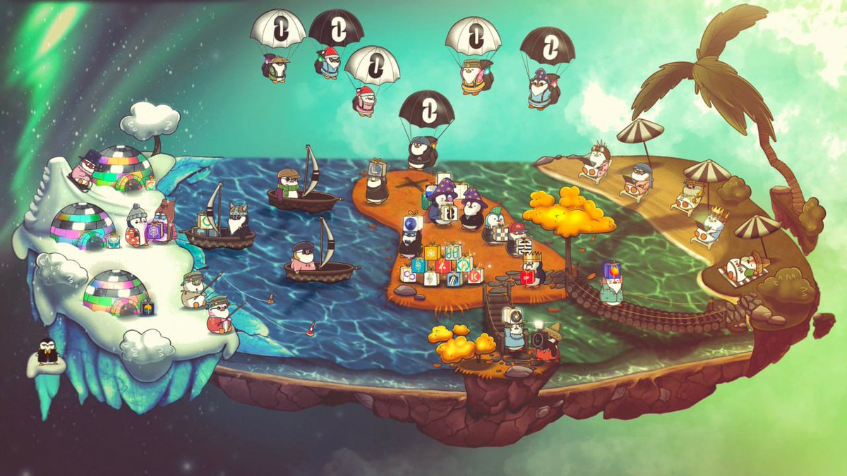 wergosha's tweet image. #LayerZero #art #pinguins