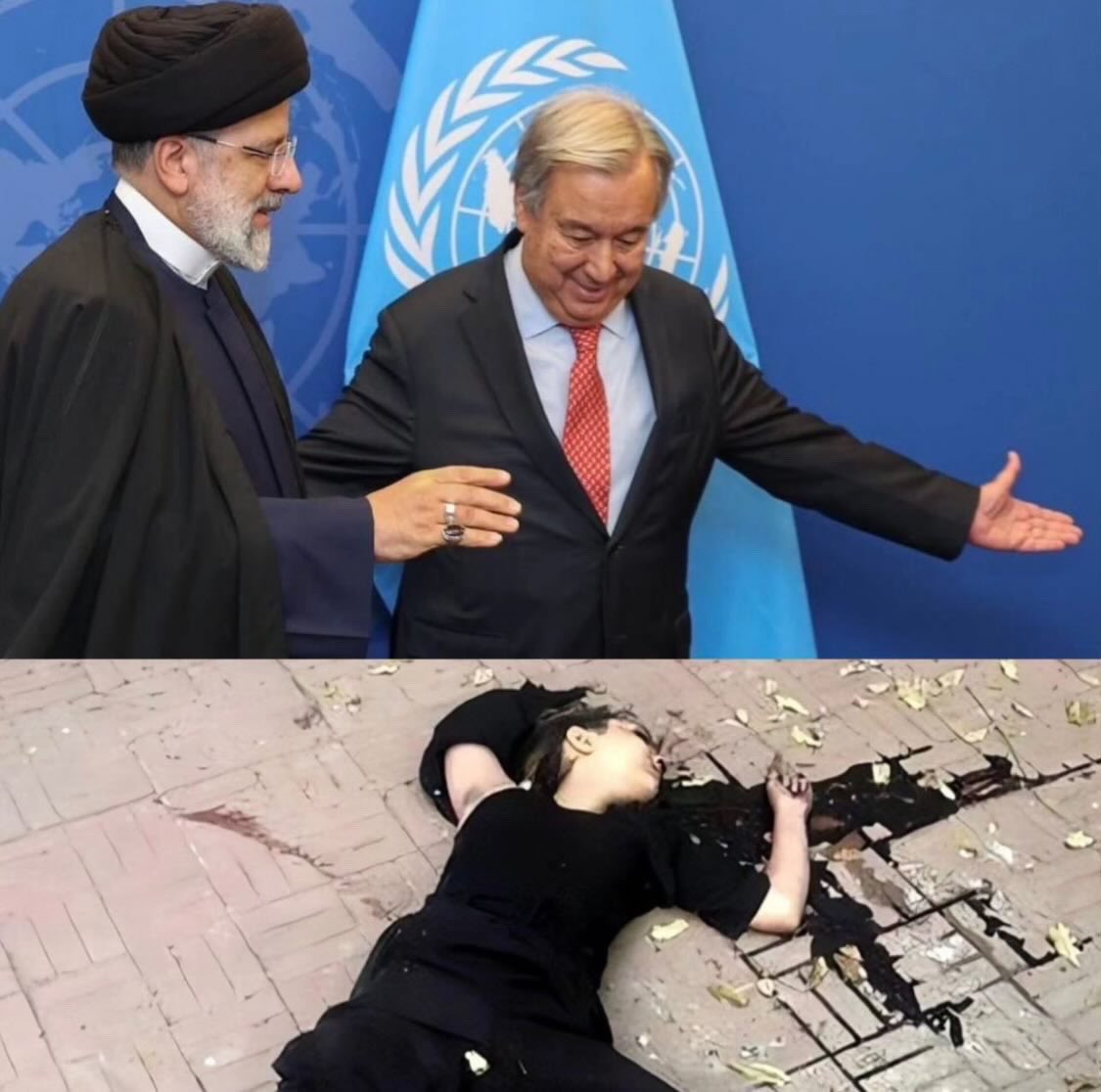 NazaninNour's tweet photo. Right this way, murderer. https://t.co/DB0aWybkrq