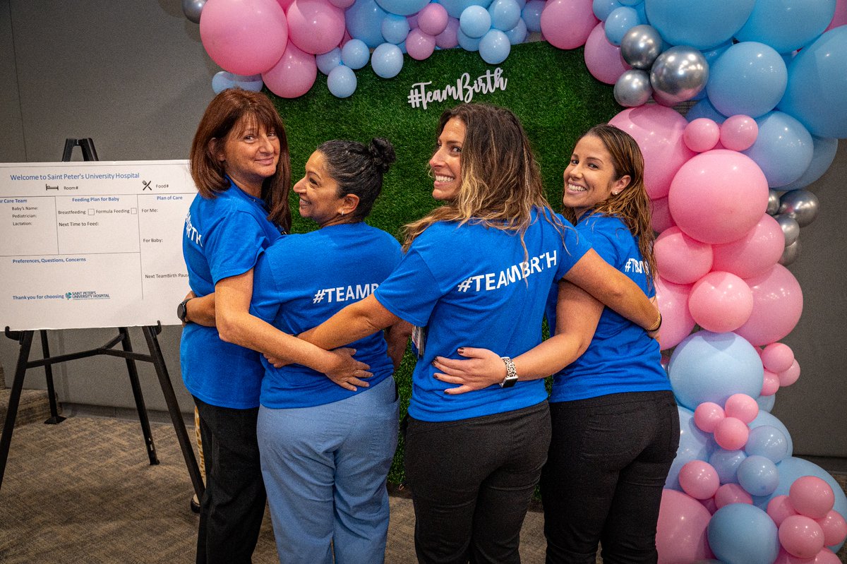 sphcs_news's tweet photo. Saint Peter’s celebrated the launch TeamBirth! TeamBirth improves communication throughout labor and delivery, empowering every person to be part of the birth team. We are excited to incorporate this initiative into Saint Peter’s maternity care! https://t.co/zgIMDEJnt1 https://t.co/SnO2n6XjOn