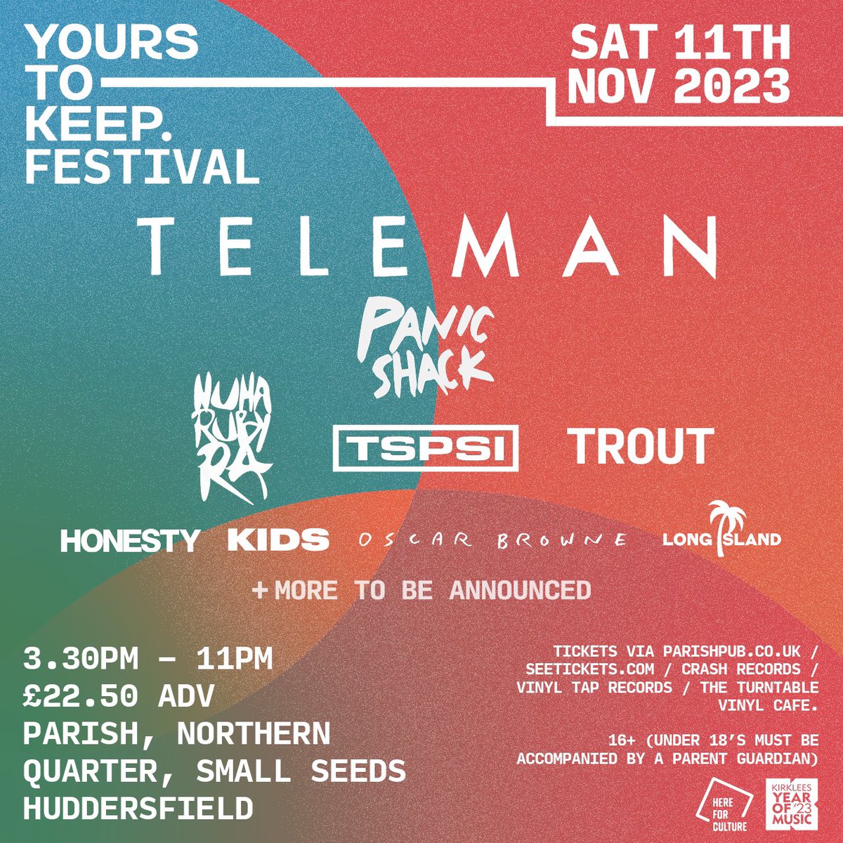 Set your alarms for Friday 10am 

Tickets go on sale