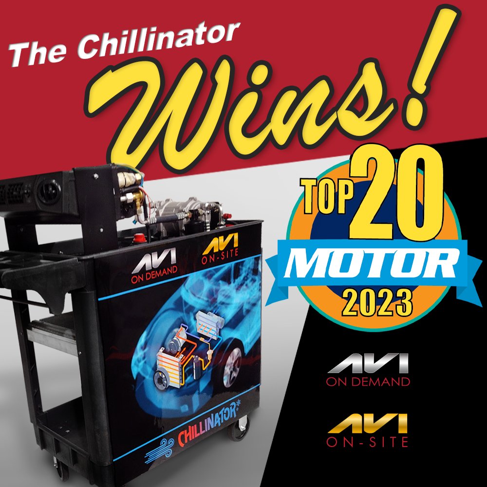 Did you know that you can use The Chilinator as a training aid to help teach students and technicians about R-1234fy, a new class of refrigerants? Click the link below to learn more and stay updated on the latest industry news.

aviondemand.com/insider/automo…

#MOTORTop20