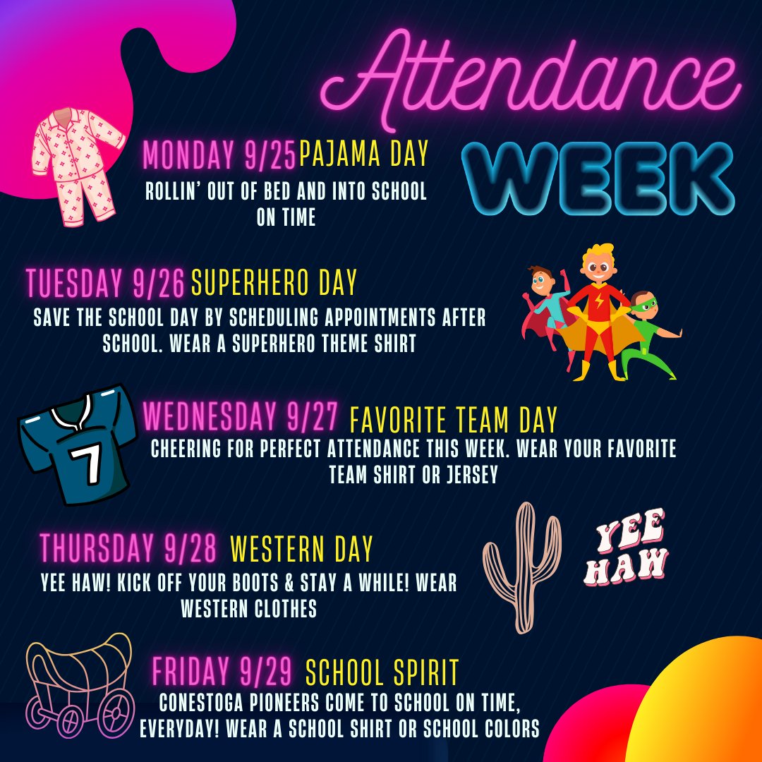 Help us celebrate Attendance Week!