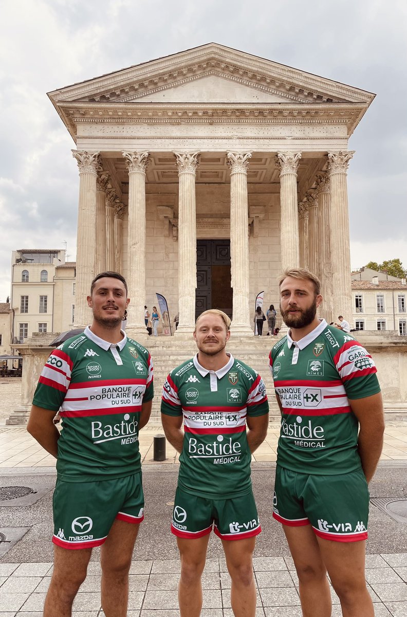 RCNimois's tweet photo. 🏛️🌍🏉🟥🟩

Fiers de notre ville, fiers de nos couleurs, fiers de notre terroir, fiers de notre sport.

Le RCN tenait à féliciter l’ensemble des personnes ayant contribuées à la reconnaissance de la Maison Carrée au Patrimoine Mondial de l’UNESCO. 

@nimes @UNESCO 
#RCN #Nîmes https://t.co/2YLki0OVmI