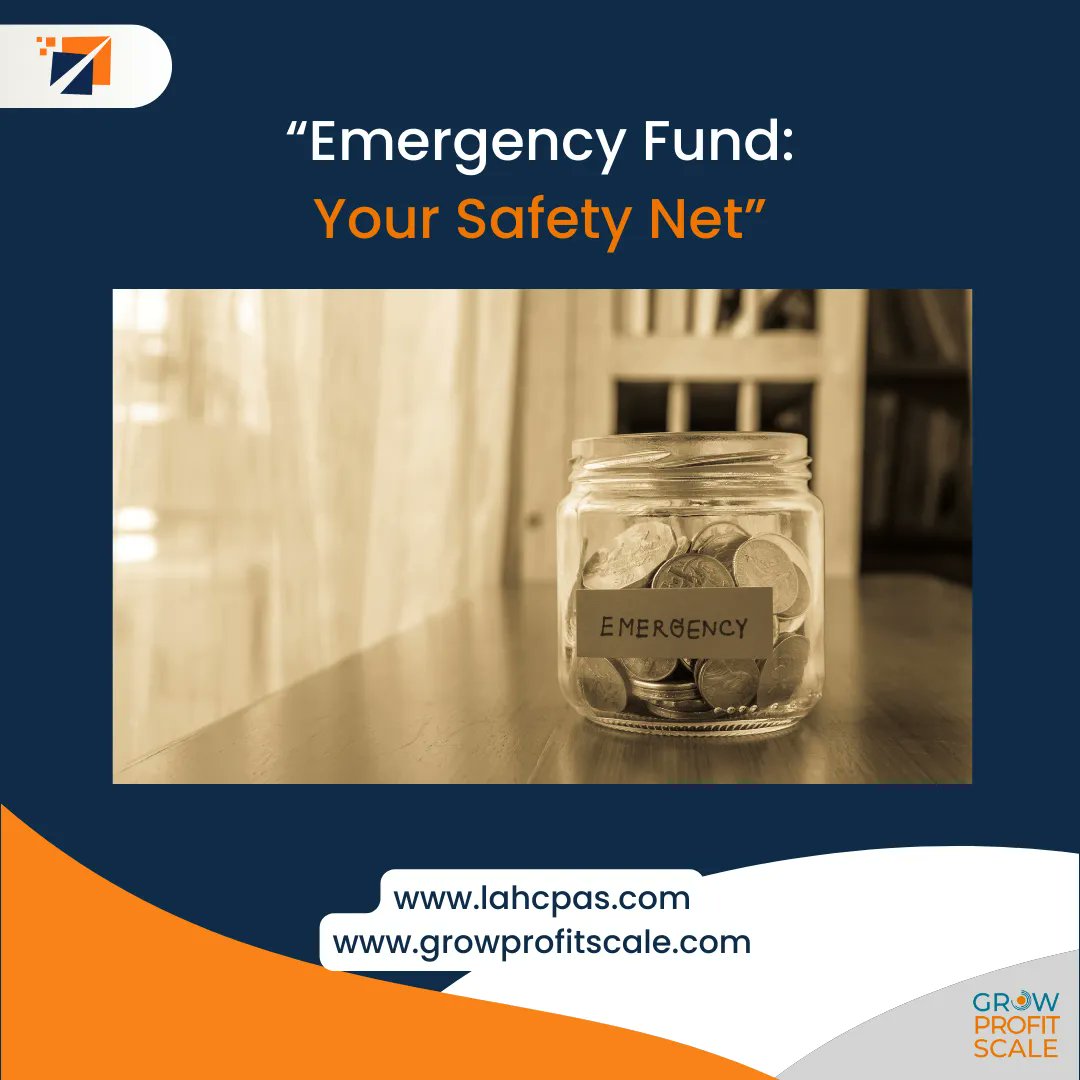 LHamiltonCPA's tweet photo. Emergency Fund: Your Safety Net. Life's unexpected moments are less stressful with a solid emergency fund in place. #WealthyWednesday #FinanceTipsWednesday #SmartMoneyWednesday #WealthWisdomWednesday #WednesdayFinanceFix #MidweekMoneyMatters https://t.co/rFdaditht6