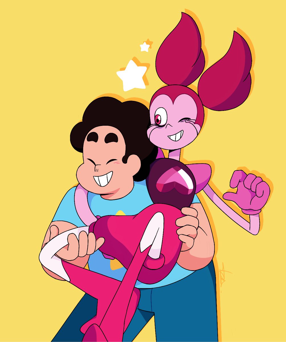 OpalTash's tweet photo. ⭐❤️

#art #arte #artwork #fanart #cartoon #drawing #fanart #digitaldrawing #dibujo #illustration #illust #doodle #artist #spinelsu #stevenuniverse #stevenuniversefanart #stevenuniversespinel #spinel #stevenquartzuniverse #stevenandspinel #stevenxspinel #stevinel #spiven #cute https://t.co/1ehJYgSWTc