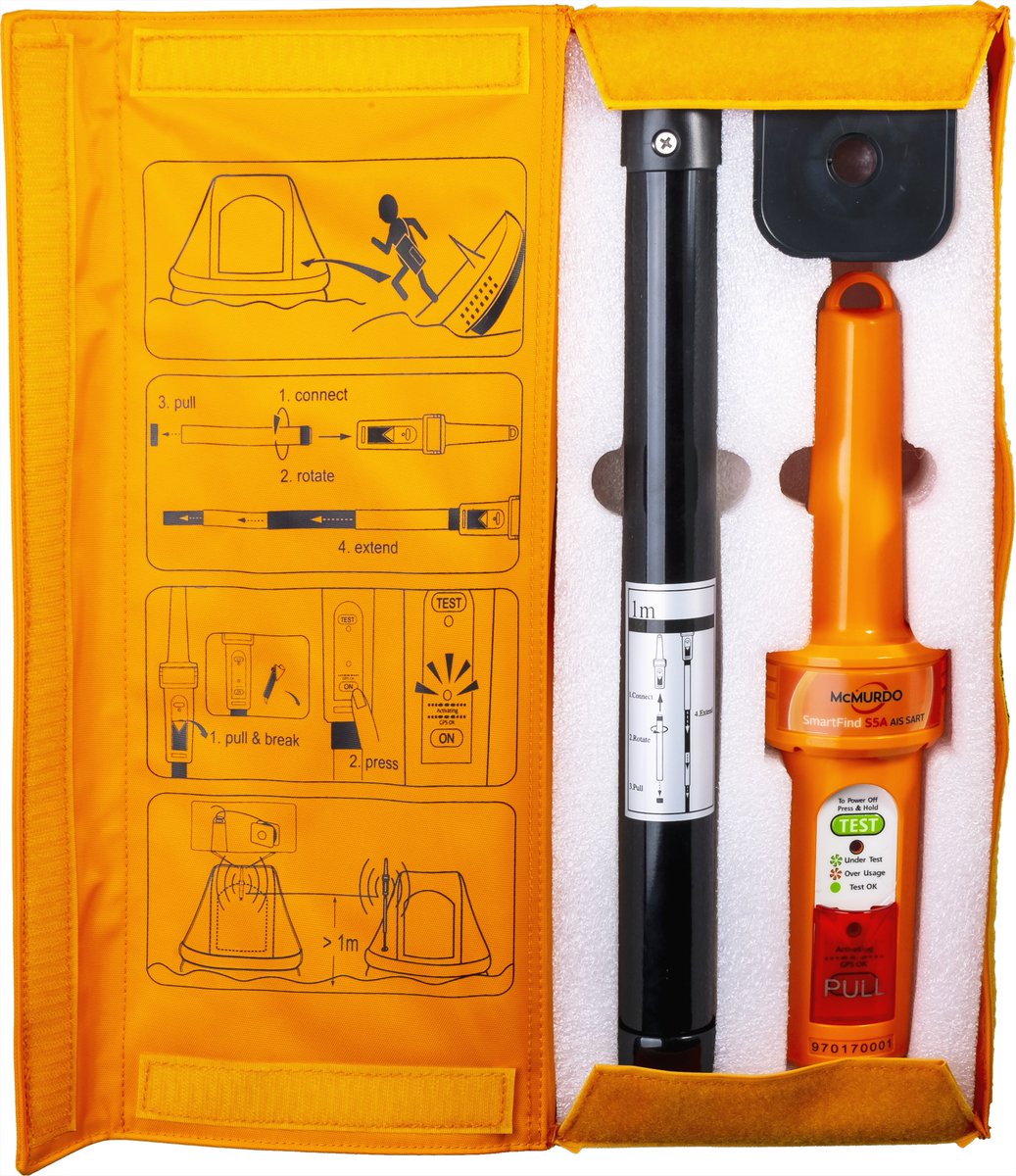 ProNavNorway's tweet photo. Navigate with confidence! The McMurdo SmartFind S5A AIS SART from @McMurdoGroup is a dependable and high-performing #AISSART to ensure your #safety at sea! 

Norwegian distributor is @ProNavNorway! Contact our dealers for a quote today. More info at: https://t.co/r30LbrcpPg https://t.co/zAUHwu1y2T