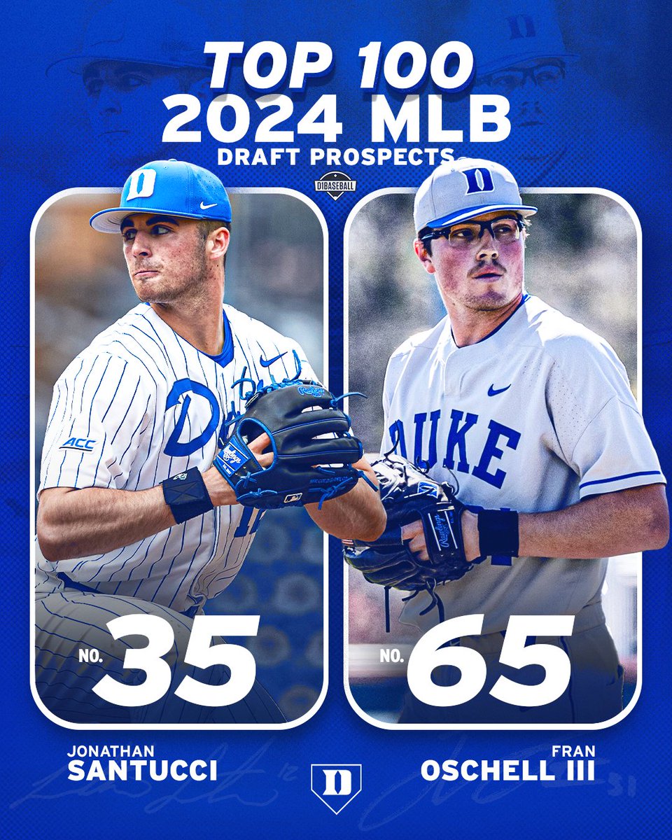 DukeBASE's tweet photo. Stars of tomorrow. Blue Devils of today. 

😈 @JonathanSantuc5 
😈 @FranOschell 

https://t.co/YVtFfXqRY9 | #BlueCollar https://t.co/3VHjvQrd5o