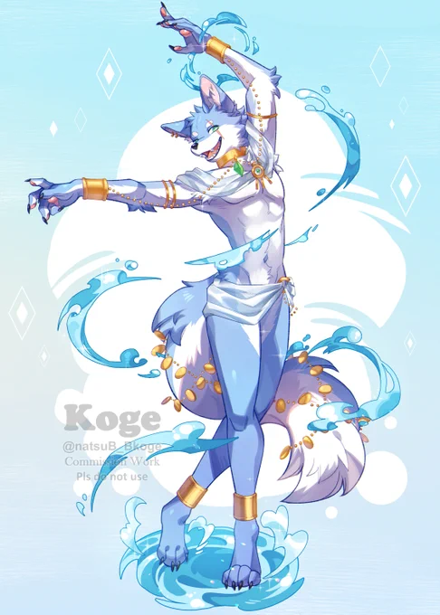 A beautiful and graceful dancer wolfCommission done for  you so much 
