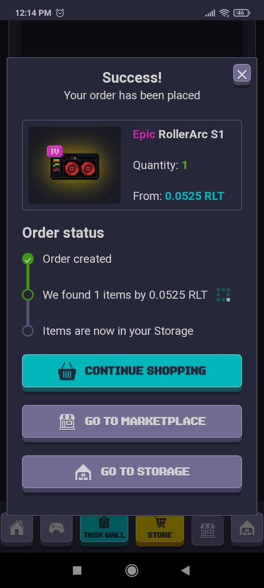 Jonatha30279062's tweet photo. @rollercoin_com Está fallando el marketplace. No aparece mi compra y me descuenta el RLT. https://t.co/yg7v7OFZ4b