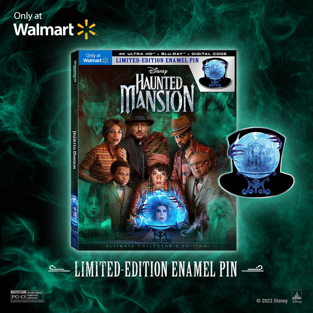 Bring the haunt home! Pre-order Disney's Haunted Mansion on Blu-ray today, with exclusive behind the scenes extras including an extended gag reel, cast interviews and deleted scenes. bit.ly/BuyHauntedMans…