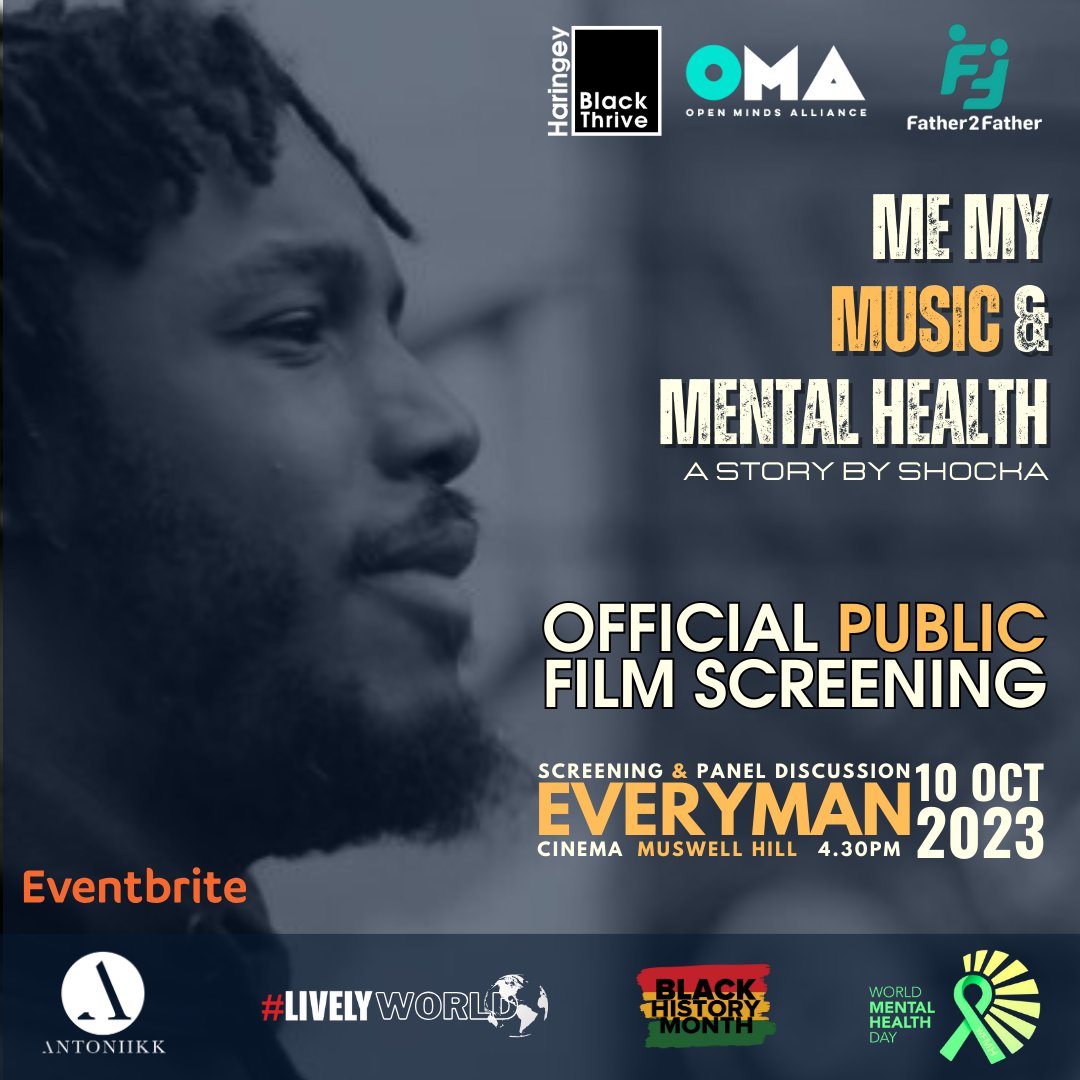 🎬 Join <a href="/Thrive_Haringey/">Black_Thrive_in_Haringey</a> for an incredible evening of music, emotion, &amp; empowerment!
📽️ "Me, My Music, and Mental Health: A Story by Shocka" Film Screening
📅 10th October 
🎟️ Free but limited bit.ly/3LuE8ug
Let's celebrate resilience, art, &amp; the healing power of music.