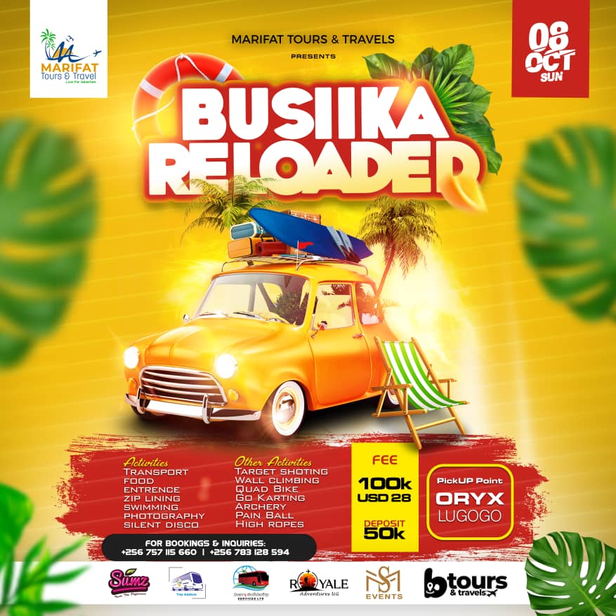 collincanpara1's tweet photo. "To travel is to live."
-Hans Christian Handersen
#MarifatBusiika is the what's up come 8th October. Come, let us have fun. https://t.co/5qgBKFxB1U