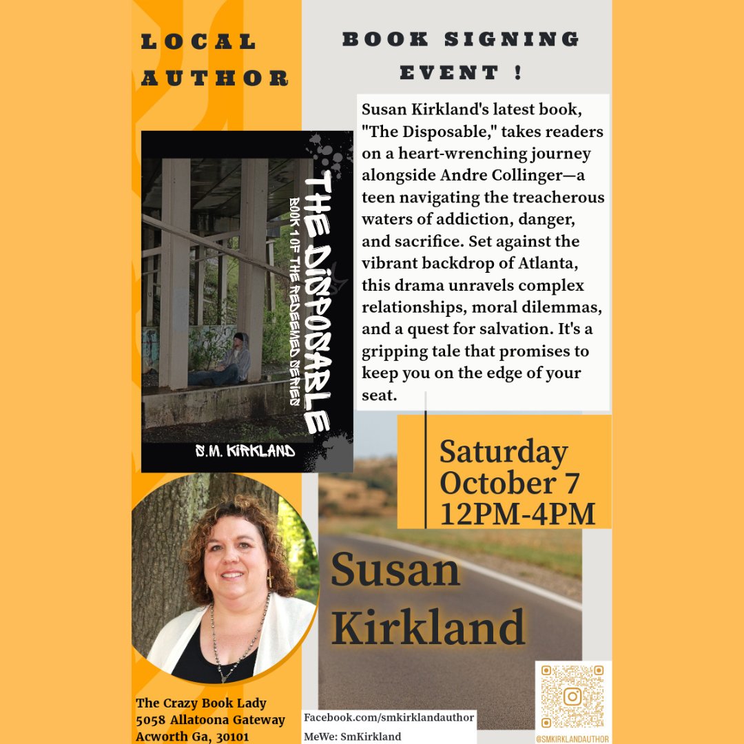 Book Signing Event: Saturday, Oct. 7, 12pm-4pm