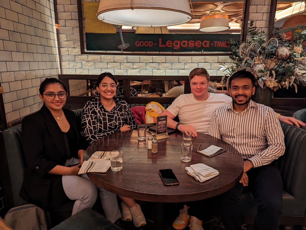 So great to see our friends from @thinkerbelllabs for lunch! Sending best wishes to our mutual friend @chandruiyer too!