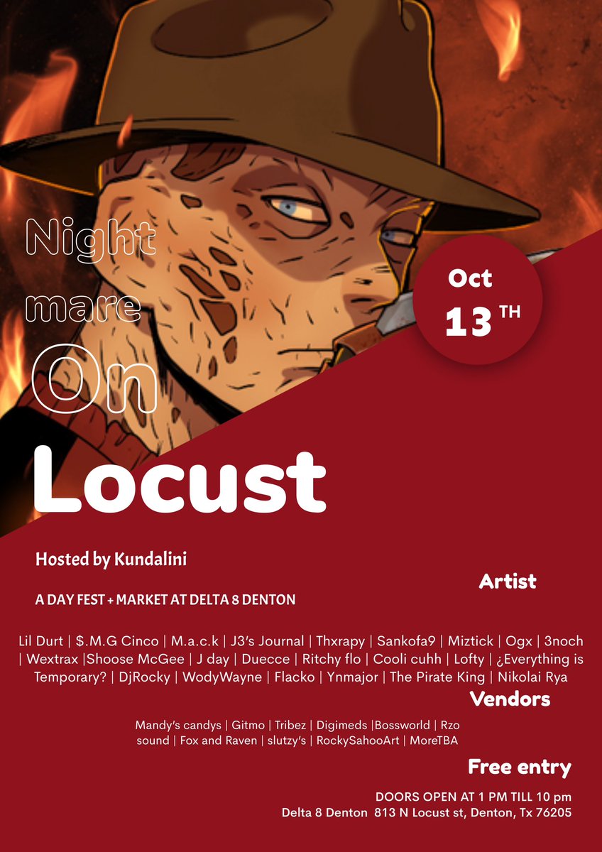 j3s_journal's tweet photo. We turning up Denton October 13th! https://t.co/u7jQu8mVzp