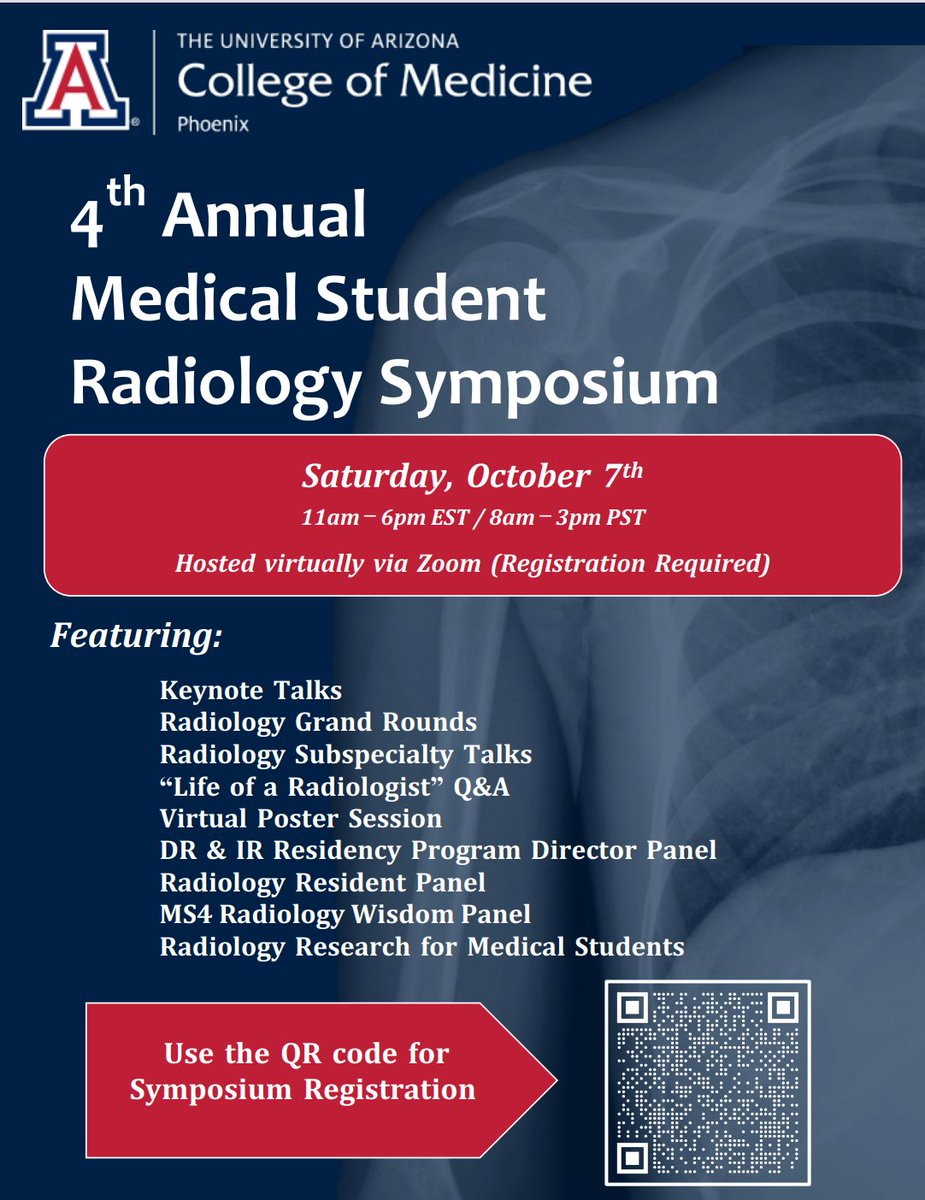 UArizona-Phoenix Radiology Interest Group tweet media