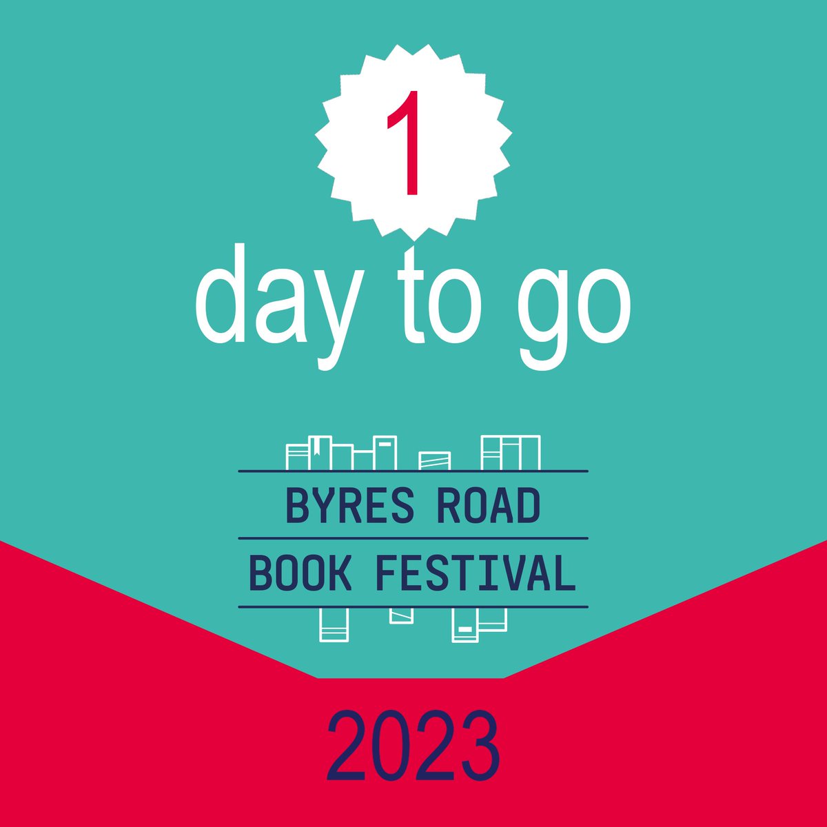 🎈
1 day to go!!

Secure your last minute free tickets by following the link in our bio 📚

#byresroadbookfest