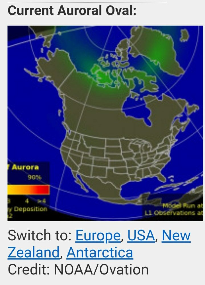 @BruceAHeyman @BCBlais spaceweather.com always has a current 'auroral oval' map.

Try saying that once!
#AuroralOval 🙃