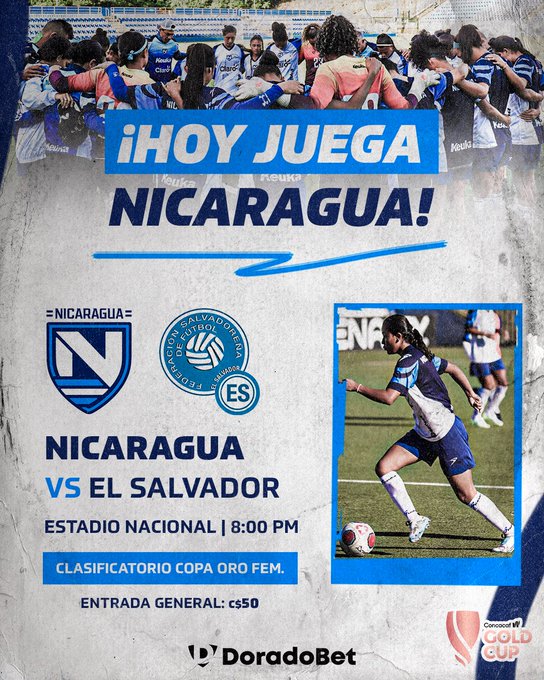 Enprimerafila88's tweet photo. 🇳🇮 Hoy juega #Nicaragua , hoy jugamos todos.
📷 El Salvador
📷 8 PM
📷 E. Nacional 🏟️
#pinoleros https://t.co/awGk74WnaX