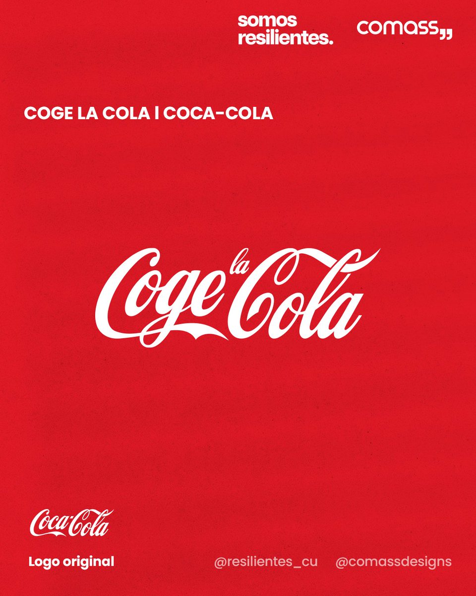 comassdesign's tweet photo. 8 logos famosos si se hubieran hecho en Cuba. (Remaster) https://t.co/WUvSVR6ZPC