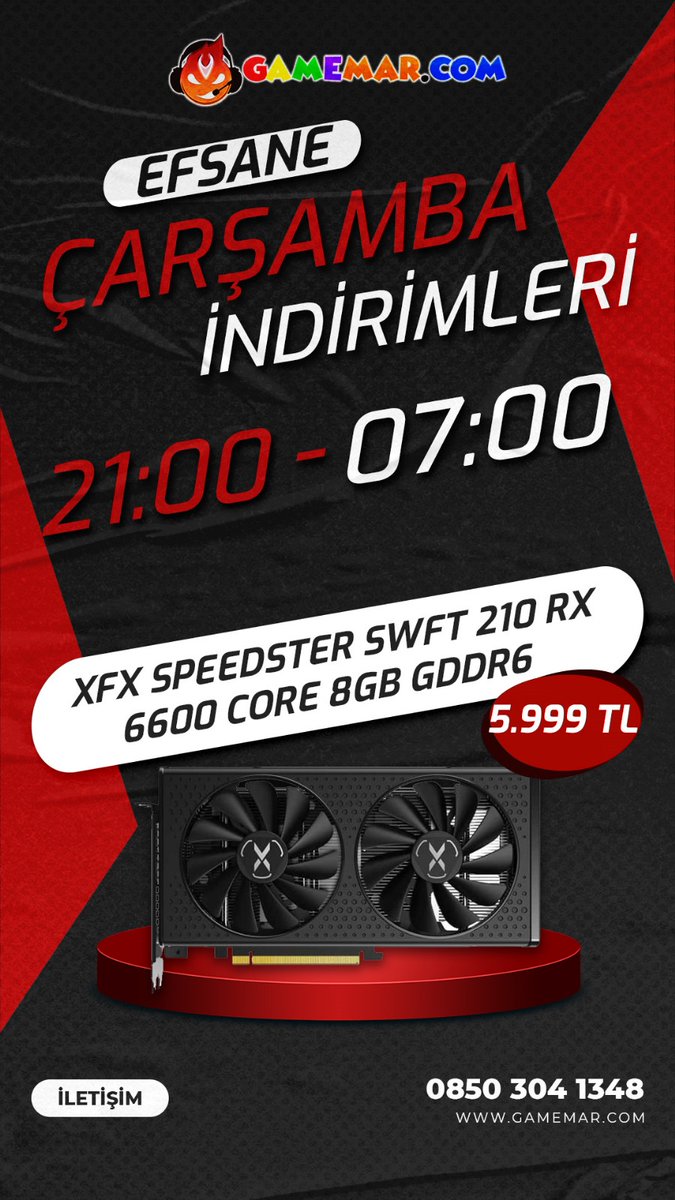 Gamemarcom's tweet photo. İndirimler başlıyor... https://t.co/foU6iRZLwb ’da Çarşamba 21:00 - Perşembe 07:00 Saatleri Arasında Efsaaane indirimleri Kaçırma!
https://t.co/dKWKhPU0Xz…
#gamemar #gaming #oyuncuekipmanları #indirim https://t.co/6KIdSIILqS
