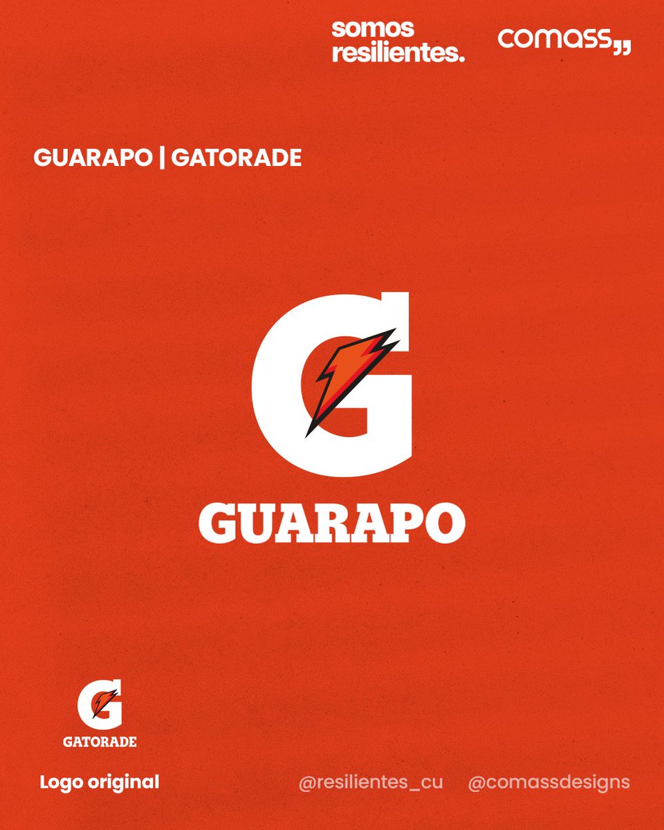comassdesign's tweet photo. 8 logos famosos si se hubieran hecho en Cuba. (Remaster) https://t.co/WUvSVR6ZPC