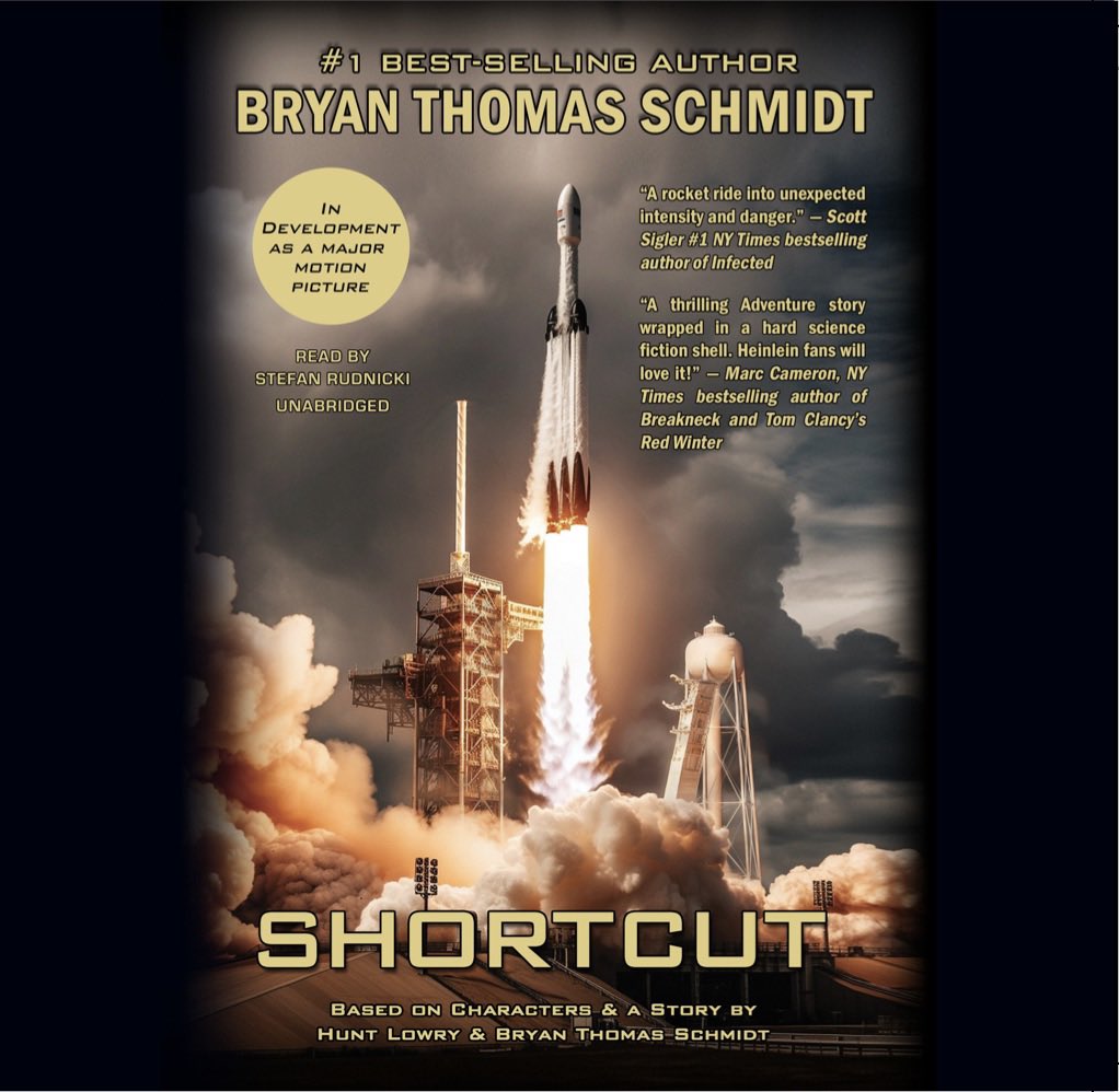 BryanThomasS's tweet photo. For the next 7 days, I’m running several promotions and the ebook for my latest novel, the page-turning hard scifi thriller, SHORTCUT is 99 cents on Kindle. Great time to grab your copy at the link below! 
https://t.co/BdDYSUHyaB #books #scifi #deals #thriller #space #newrelease https://t.co/QcUCUAuFFN