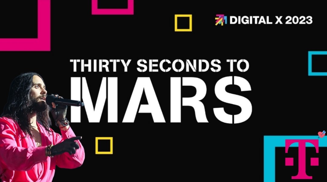SirSaepp's tweet photo. Schauen wir uns heute einmal @30SECONDSTOMARS in Köln bei der #DigitalX an. Danke @MagentaMusik &amp; @telekomerleben für das free Ticket 🥰 #JaredLeto #30SecondsToMars #MagentaTV #Telekom #DeutscheTelekom #Köln https://t.co/crqIJfKpqK
