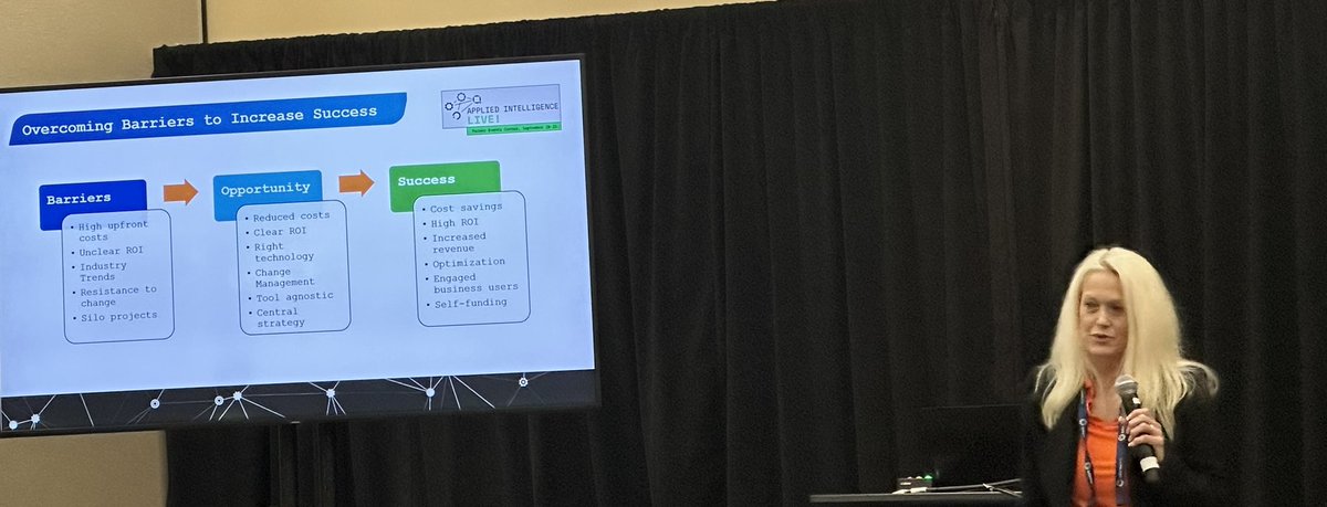 Applied Intelligence Events (@appliedevents) on Twitter photo Empowered automation is the future of work.
Join <a href="/HiseyLauren/">Lauren Hisey</a>, automation lead at <a href="/fpt_software/">FPT Software</a> at the Industries Stage to explore how companies are integrating hyper-automation to drive #sustainable growth. Empowered automation is the future of work.
Join <a href="/HiseyLauren/">Lauren Hisey</a>, automation lead at <a href="/fpt_software/">FPT Software</a> at the Industries Stage to explore how companies are integrating hyper-automation to drive #sustainable growth.