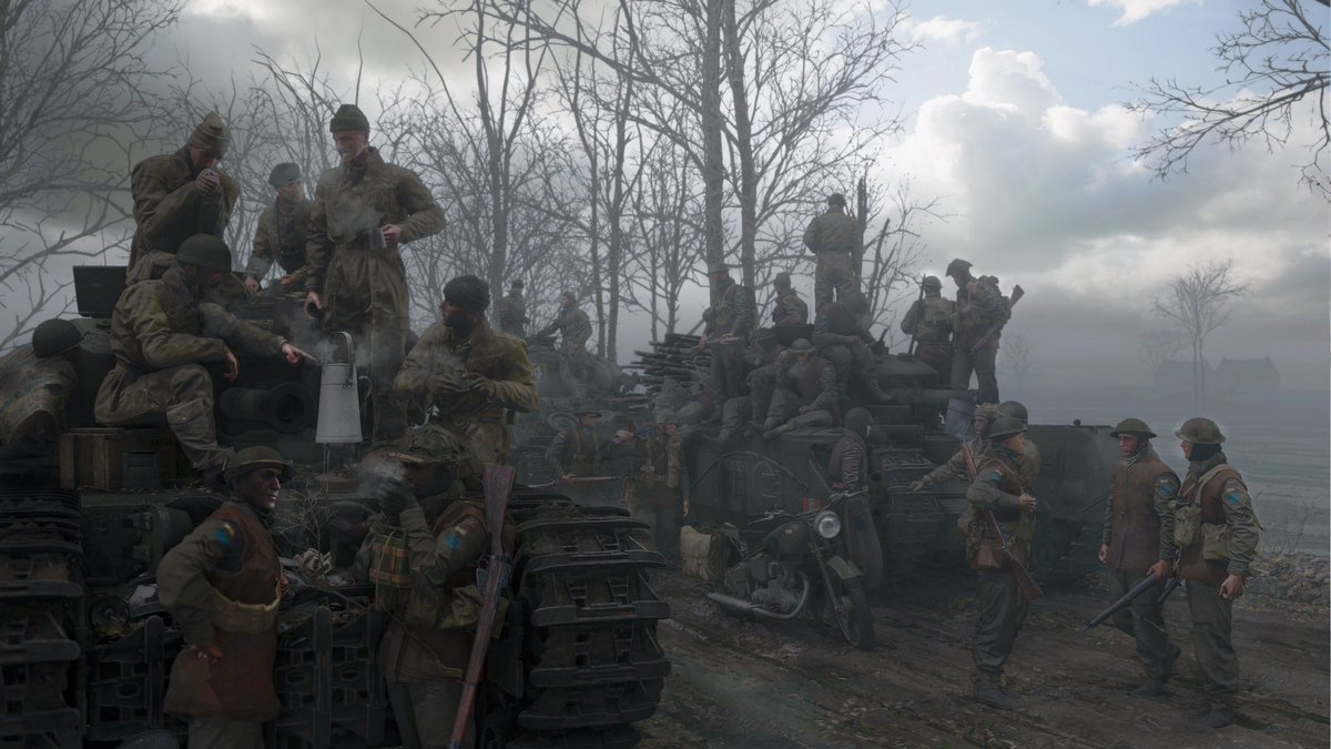 youtu.be/7UbnSIFGi38?fe…

-IN THE BLEAK MID WINTER-

Soldiers of the french canadian regiment de la chaudière along churchill tank bugged in a trafic jam during operation veritable ,early march 1945 , netherland 

#arma3