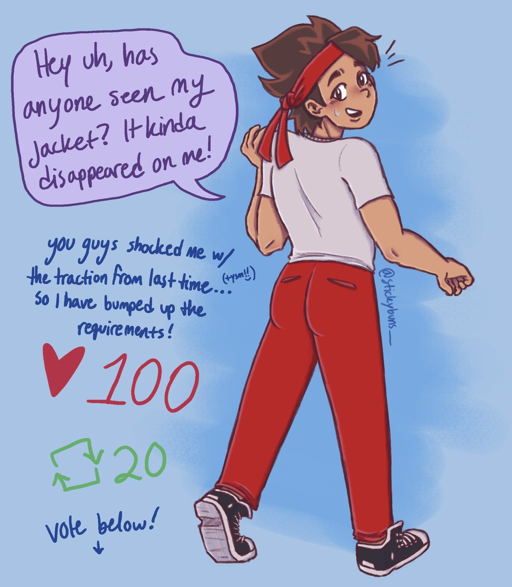 stickybuns__'s tweet photo. and it’s a resounding vote for the jacket! not surprised, mk has nice arms that we all deserve to see 💕💪🏽 whats next?

#monkiesin https://t.co/tYbDQHRESi
