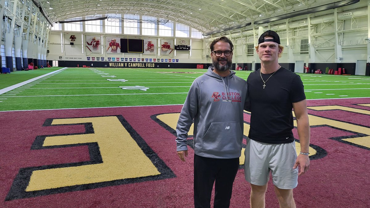 Danny King (@danny_king17) on Twitter photo 📍Boston College
Thank you @CoachTBC for having me out and showing me around!
#ForBoston <a href="/BCFootball/">Boston College Football</a> @CoachTBC <a href="/SpencerD_BCFB/">Spencer Dickow</a> <a href="/BCBlakeJames/">Blake James</a> 📍Boston College
Thank you @CoachTBC for having me out and showing me around!
#ForBoston <a href="/BCFootball/">Boston College Football</a> @CoachTBC <a href="/SpencerD_BCFB/">Spencer Dickow</a> <a href="/BCBlakeJames/">Blake James</a>