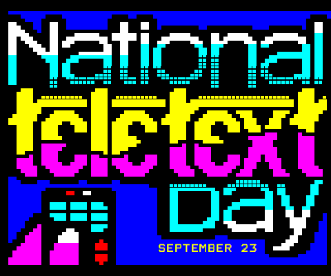 wimpie3's tweet photo. #teletext National teletext day is coming up! https://t.co/Os38xhVhKl