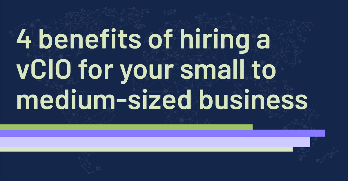 yrsystems's tweet photo. Your business isn't too small to benefit from vCIO services. In fact, you will benefit from high-level IT consulting. Check out the article, then call us. 
 https://t.co/fzLOKQw3Mn https://t.co/J5CP46X87y