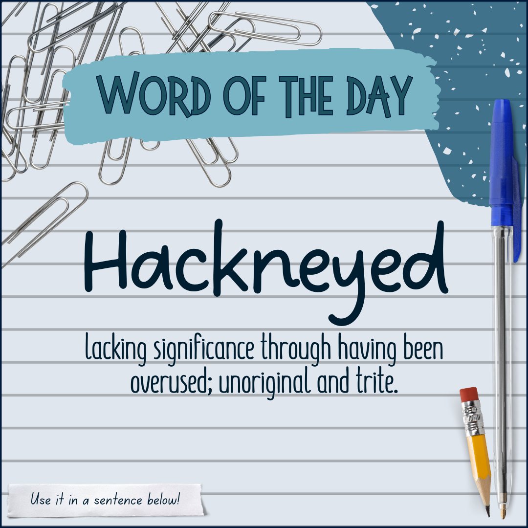 kyboprep's tweet photo. Leave the hackneyed approaches behind. Opt for our tailored guidance for all of your test prep needs! #wordoftheday #actprep #satprep https://t.co/El9eEYUXsm