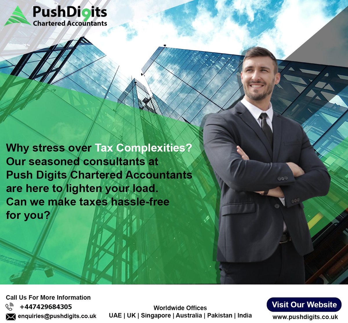 pushdigitsuk's tweet image. Say goodbye to tax worries and hello to peace of mind! Let Push Digits Chartered Accountants simplify your tax complexities.

lnkd.in/dBRAXCap

#Pushdigits #AuditFirm #TaxSolutionsMadeEasy #StressFreeTaxation #ExpertConsultants #SimplifyYourTaxes #TaxReliefWithPushDigits
