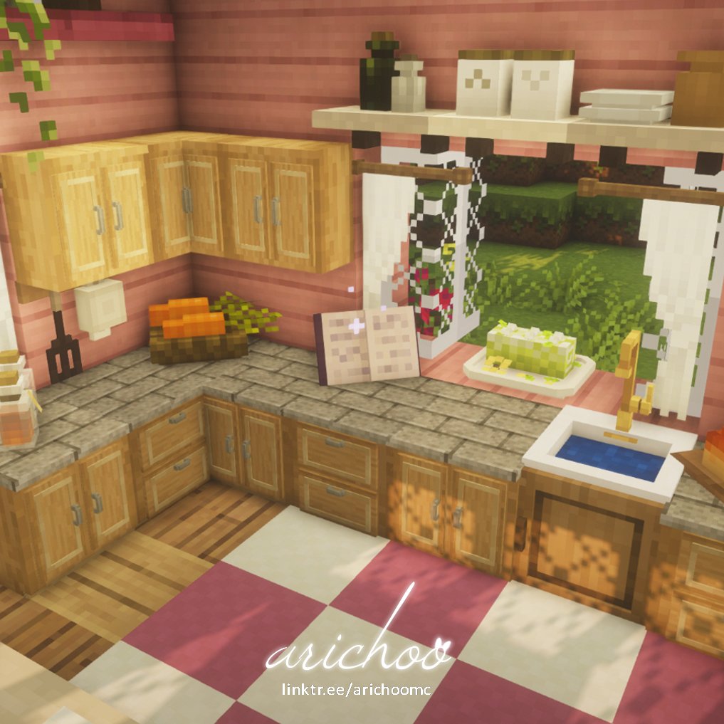 Minecraft Kitchen Design Ideas Kitchen Design With Glazed Terracotta