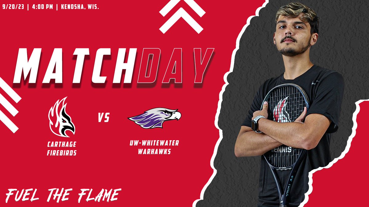 Men's tennis is back in action today at Smeds Tennis Center as the Warhawks come to town for a fall dual! #FuelTheFlame