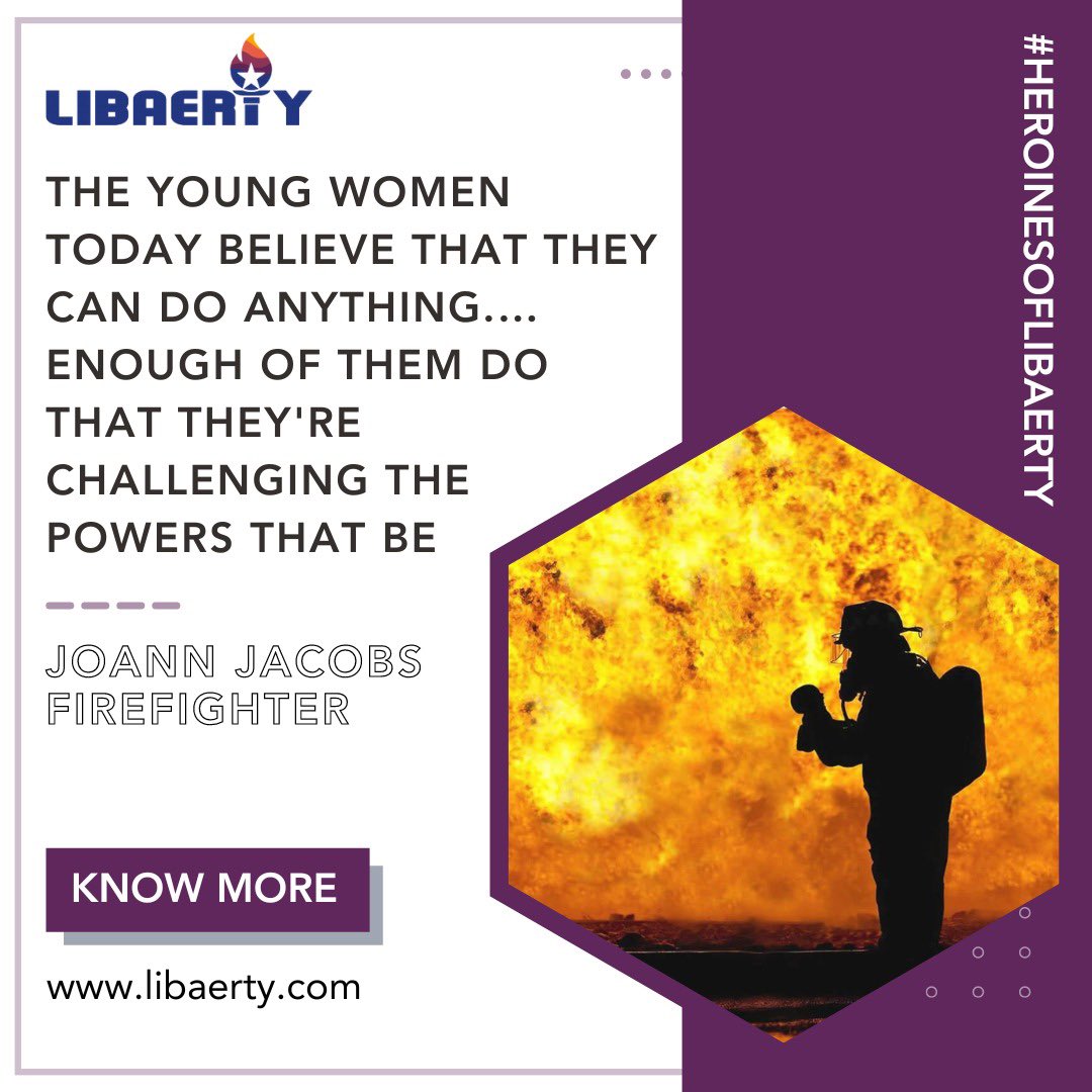 JoAnn Jacobs is no stranger to being the first in a job not considered “traditional” for women.  

Visit: libaerty.com/heroines/ to know more

LIBAERTY - WOMEN'S WORKWEAR 
#LIBAERTY #WomensWorkwear #WorkwearForWomens #workwears #workwearfashion #workwearstyle #HEROINESOFLIBAERTY