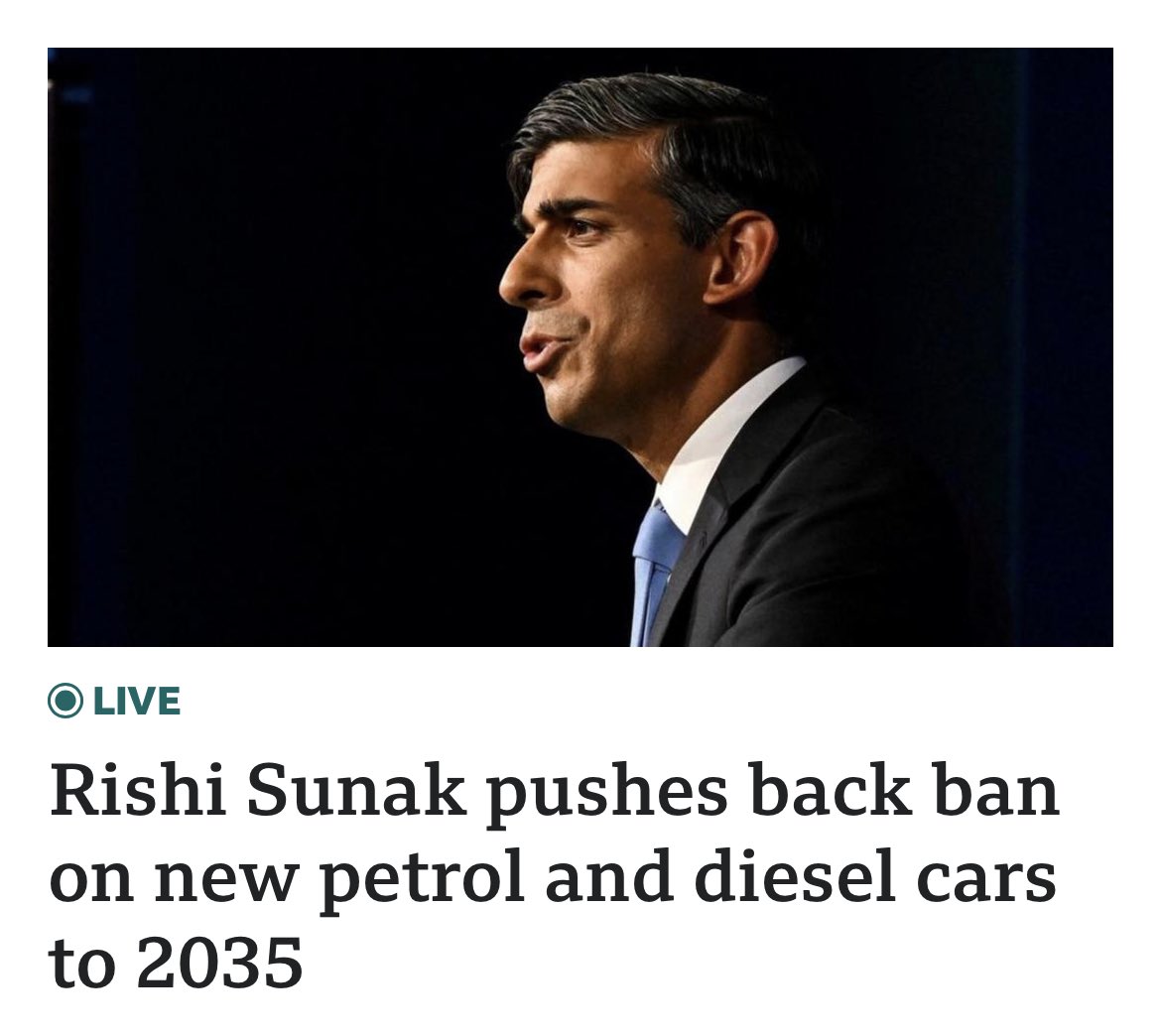 Stepping back from 2030 is totally the wrong call. It’s bad for motorists, the economy and the environment. 

Let’s tell Rishi Sunak to think again - add your name to our petition: members.newautomotive.org/civicrm/?civiw…