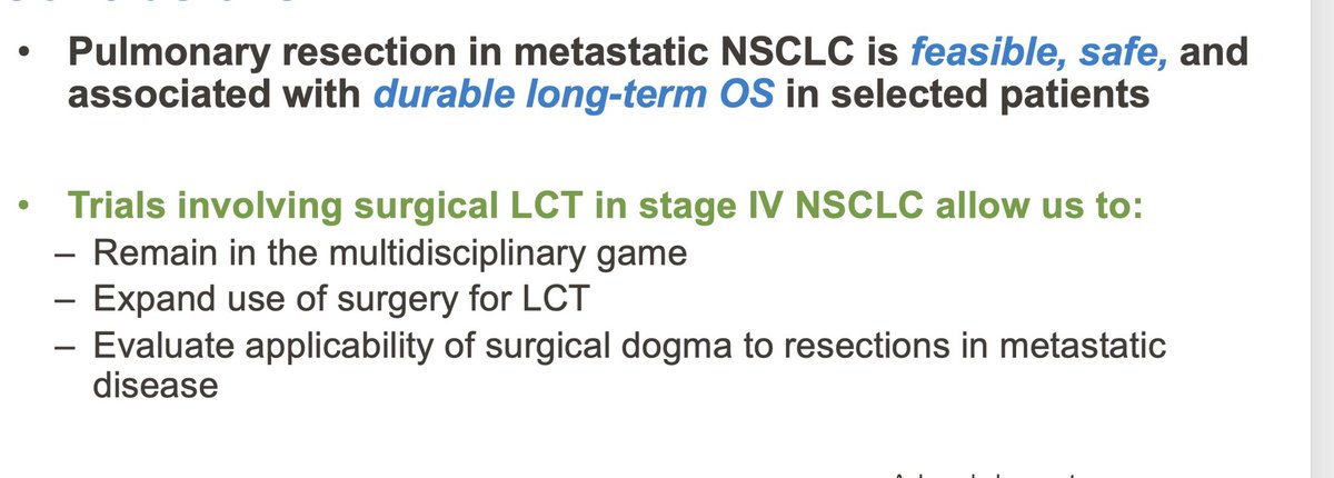 Why do I operate on stage IV NSCLC? Yes, patient selection is critical. Yes, the cases can be technically quite challenging. But, sometimes we provide life-changing hope to patients. This privilege is the reason why I became a doctor. #lcsm @MDAndersonNews #oncsurgery @IASLC
