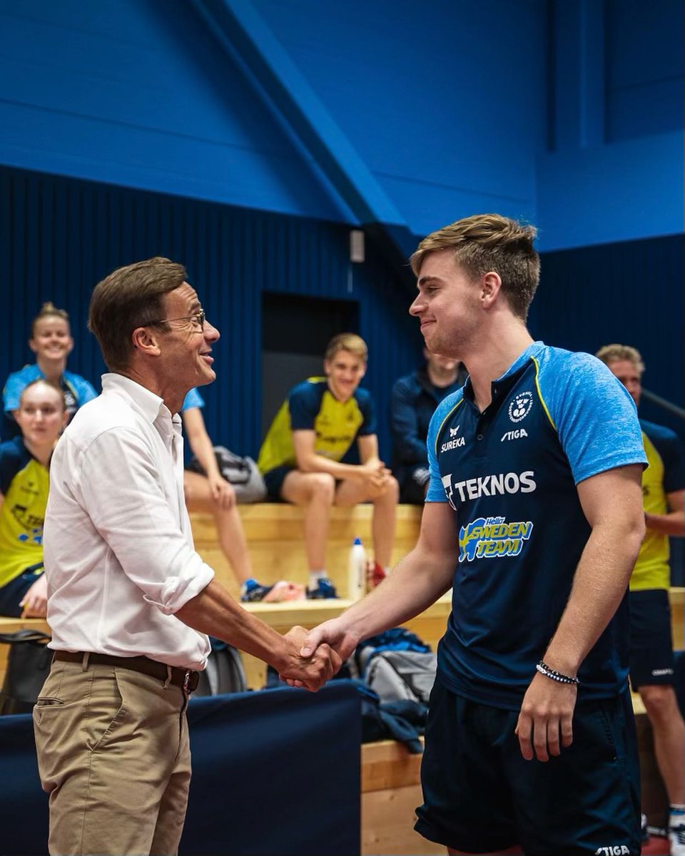 CONGRATULATIONS to Sweden's Truls Möregårdh for winning gold in the European Championship table tennis, after an outstanding effort against Germany this week. #Tabletennis #svpol #Sweden
