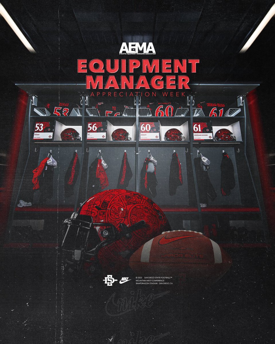 Happy Equipment Managers Appreciation Week!

Thank you for everything you do 👏