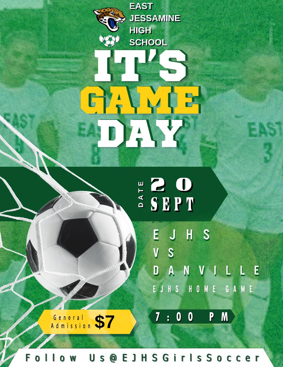 MichaelShaner's tweet photo. Good Luck Tonight, Lady JAGS!
@EjhsGirlsSoccer https://t.co/yzYqehF9IT