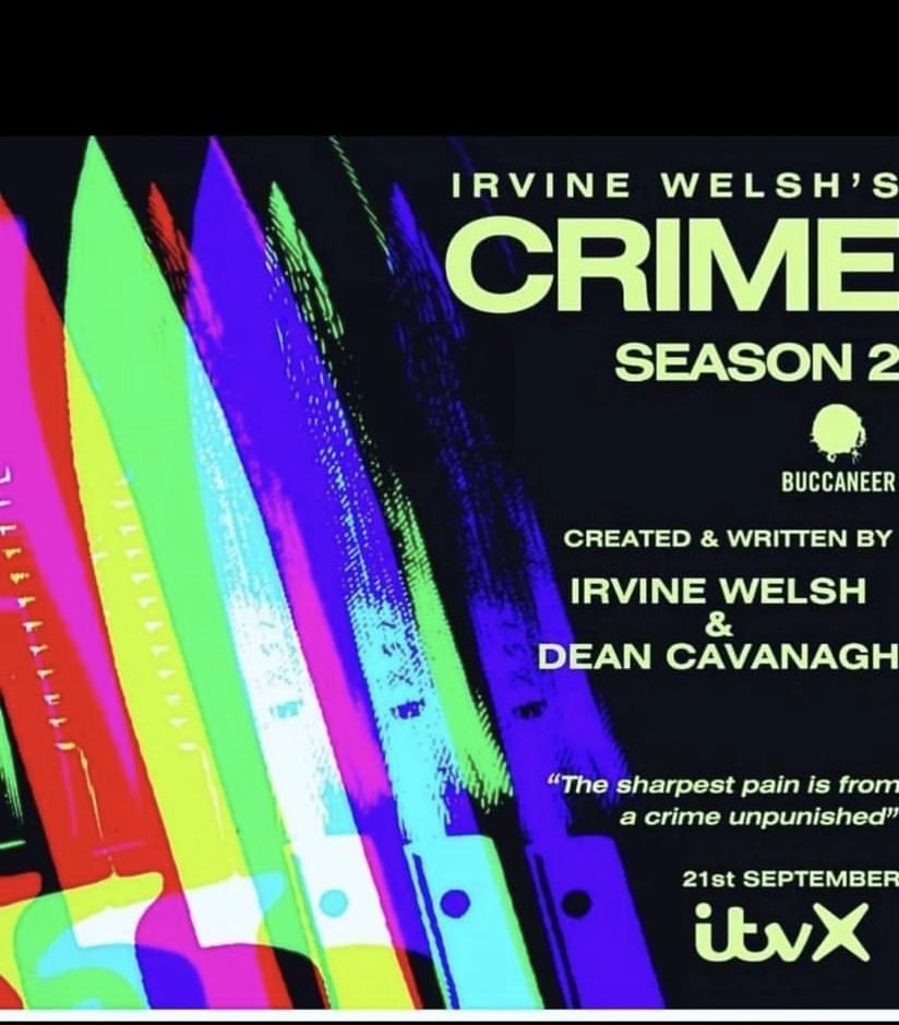 IrvineWelsh's tweet photo. Don’t miss this tomorrow. Or do. ⁦@ITVX⁩ https://t.co/vmDiAL6wUU
