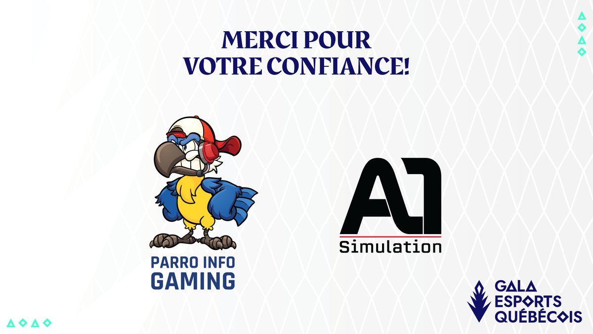 Gala Esports Québec (@galaesportqc) on Twitter photo 🚨Nouveau Partenaire!
Un immense merci à <a href="/ParroInfo/">Parro Info</a> et A1 Simulation pour leur engagement inébranlable dans la scène Esports du Québec.
Ils soutiennent chacun de nos projets avec confiance, et nous ne saurions les remercier assez! 🚨Nouveau Partenaire!
Un immense merci à <a href="/ParroInfo/">Parro Info</a> et A1 Simulation pour leur engagement inébranlable dans la scène Esports du Québec.
Ils soutiennent chacun de nos projets avec confiance, et nous ne saurions les remercier assez!