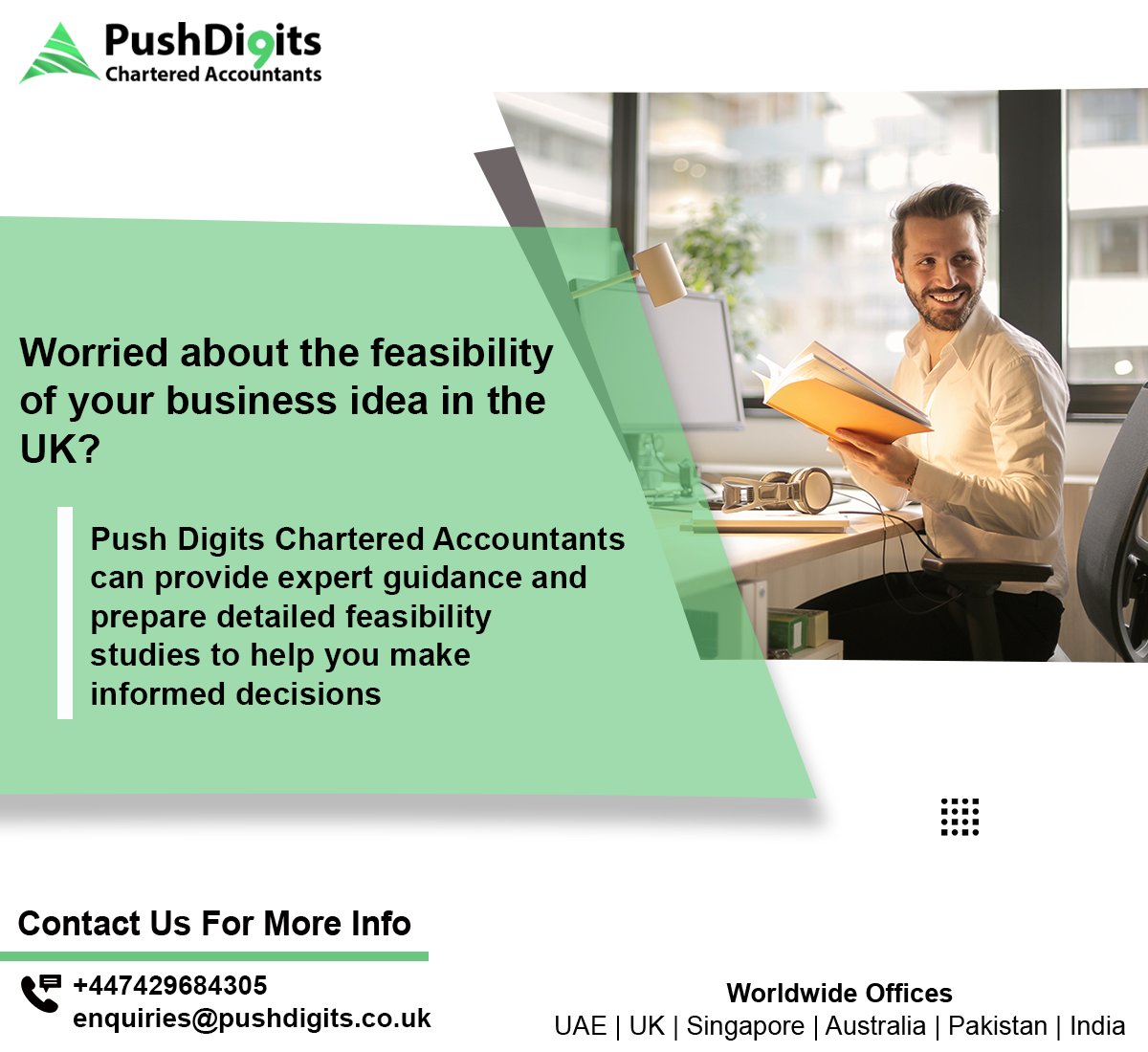 pushdigitsuk's tweet image. Discover the key to unlocking the success of your business idea in the UK! Let Push Digits Chartered Accountants guide you with expert feasibility studies

lnkd.in/dAdGVsht

#Pushdigits #AuditFirm #BusinessFeasibility #ExpertGuidance #InformedDecisions #FeasibilityStudies