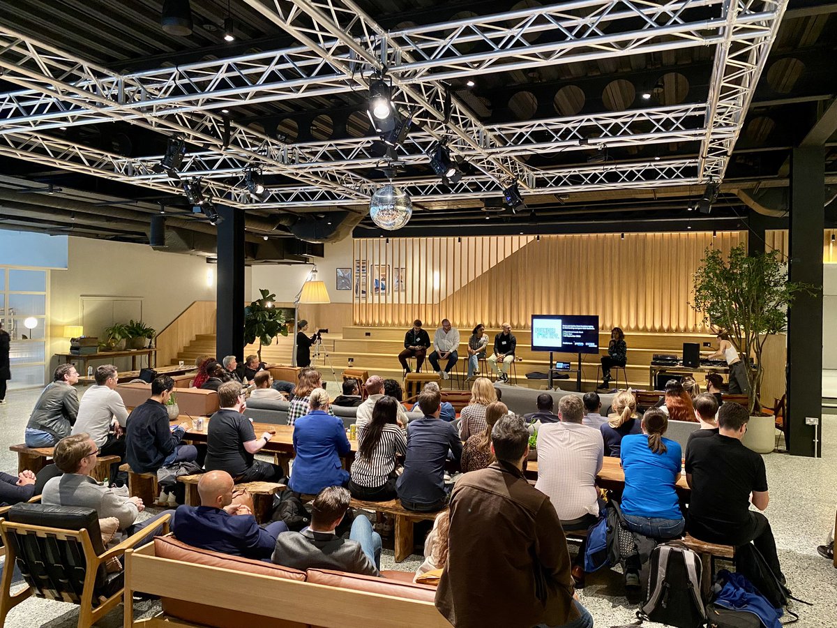 🎉And we’re off!

🗣️We’re with <a href="/ProlificNorth/">Prolific North</a> at <a href="/DepartmentUK_/">Department</a> for Founder F*ck Ups (part of <a href="/LeedsDigiFest/">Leeds Digital</a>).

❤️This event is all about sharing honest stories for founders. 

🕺We’re in Manchester tomorrow for Founder F*ck Ups no. 2 with <a href="/brewindolphin/">RBC Brewin Dolphin</a>. 250 attendees confirmed!